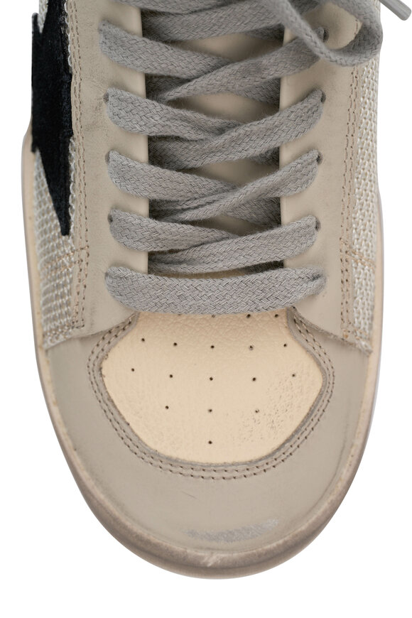 Golden Goose Stardan Sand Net & Black Star Leather Sneaker  - view 5
