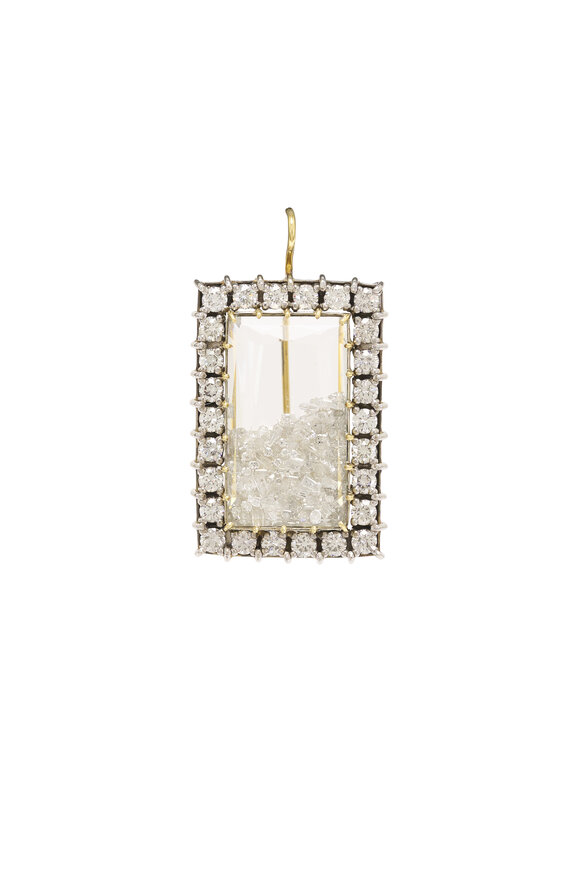 Renee Lewis 18k Yellow Gold Diamond Shake Earring - view 2