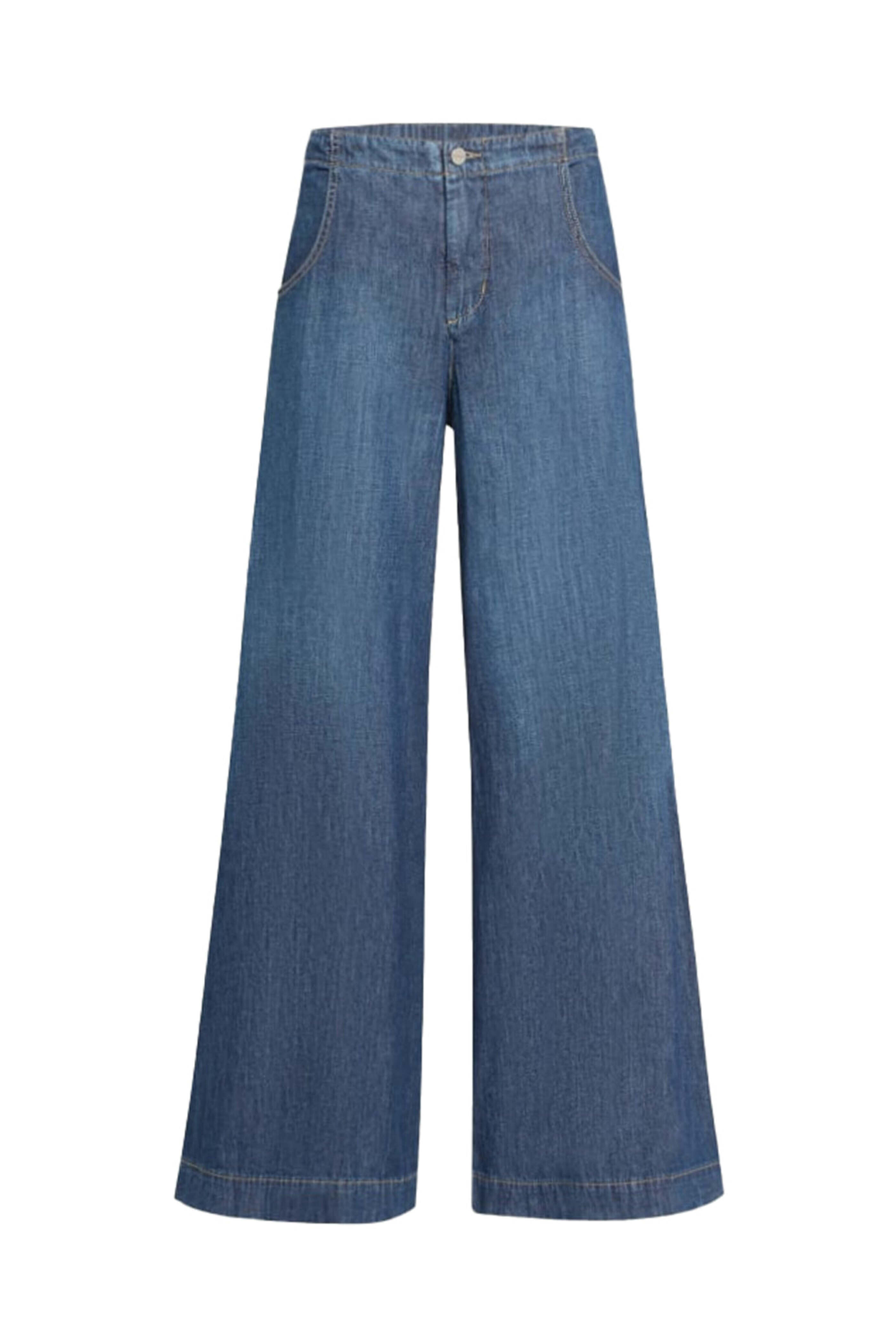 [TWN]★TRIGGER WASHING WIDE DENIM PANTS Washed Denim Wide Fit Jeans CF415 - Acubi style | LEWKIN