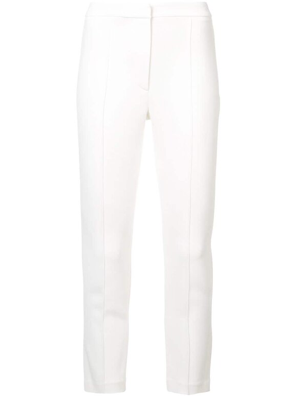 Adam Lippes - Ivory Pintuck Cigarette Pant