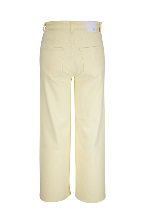 AG Saige Sunlight Yellow Wide Leg Crop Jean - view 2