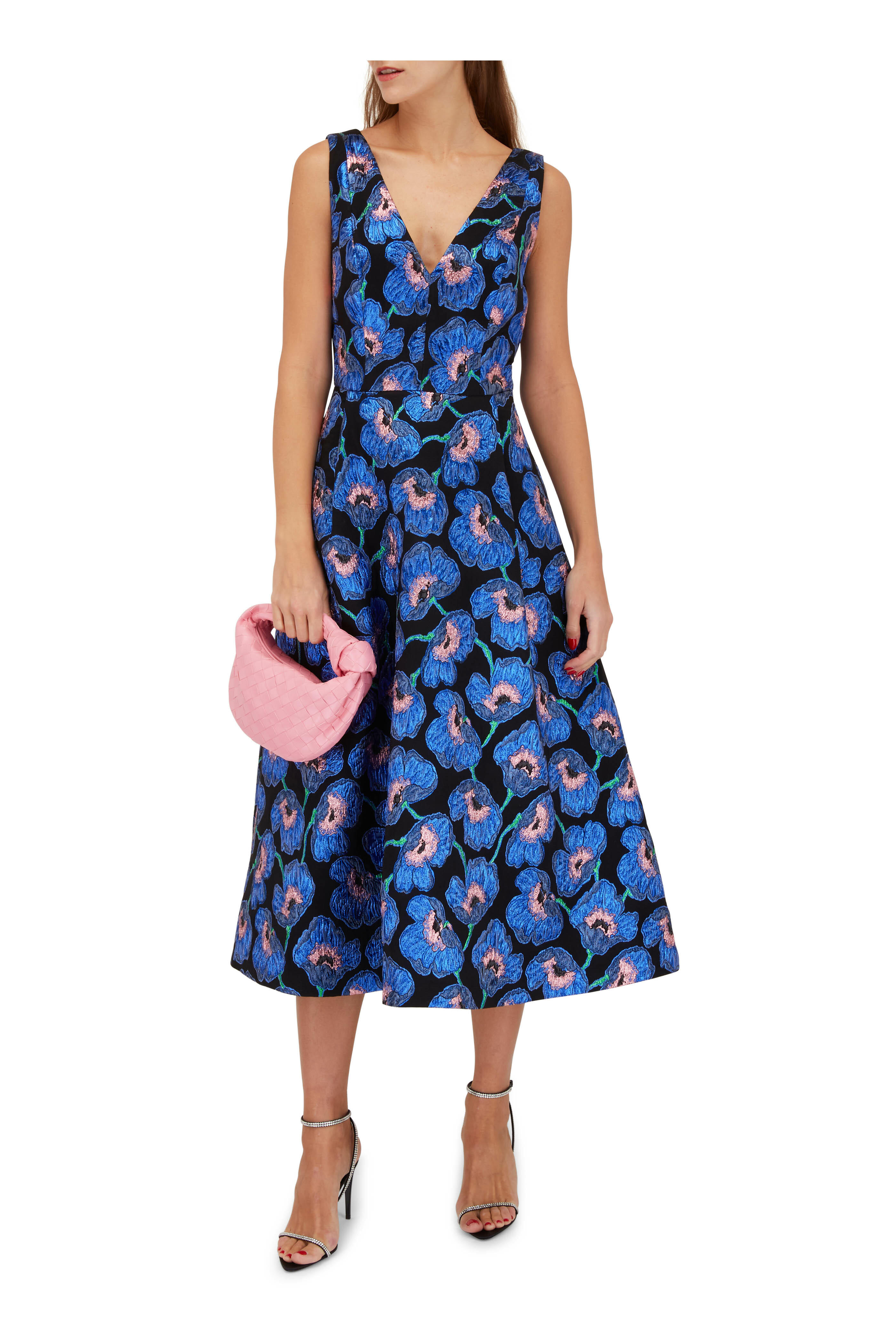 Saint Laurent - Gippy Black Crystal Sandal, 90mm