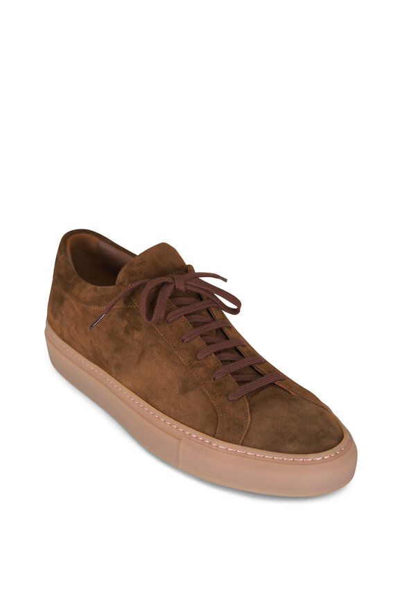 Common Projects Achilles Premium Brown Suede Sneaker - view 1