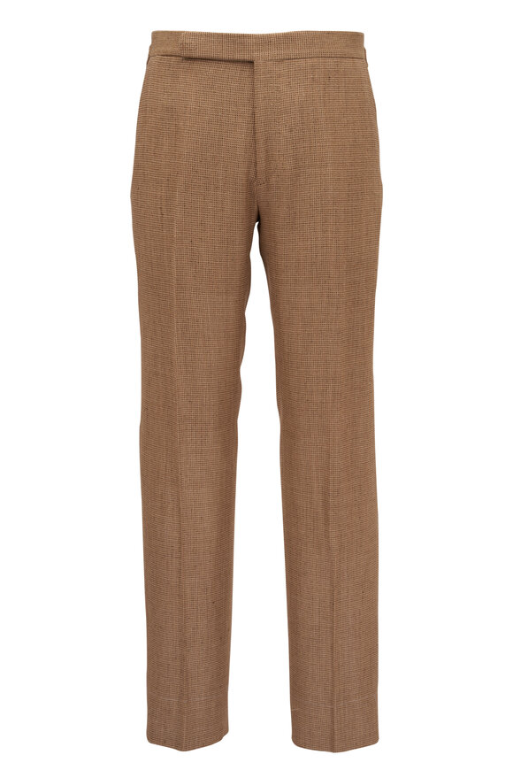 Ralph Lauren Purple Label - Brown & Tan Ticketweave Pant 