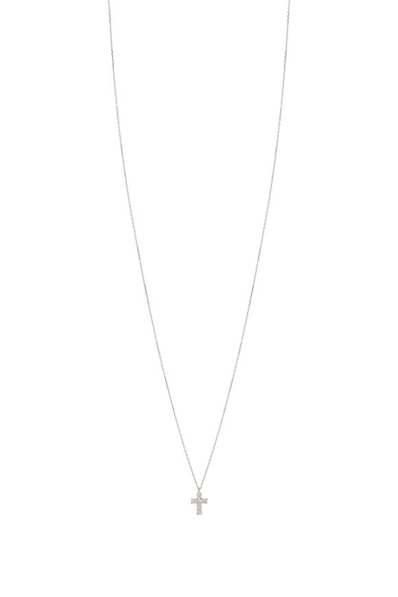 Kai Linz Petite Diamond Cross Necklace