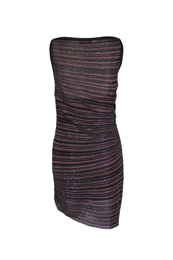 Missoni Black & Brown Bateau Mini Dress - view 2