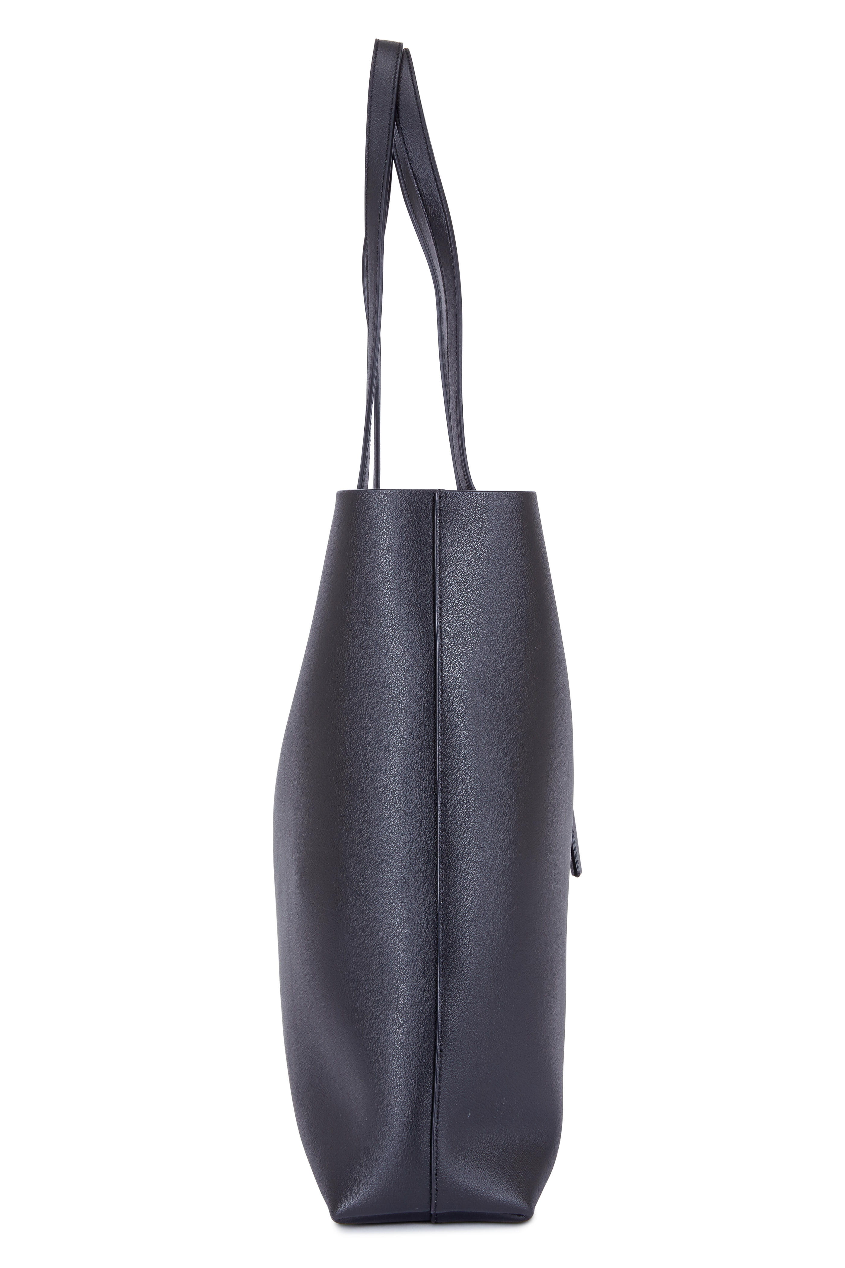 Saint Laurent - Black Leather Vertical Medium Tote