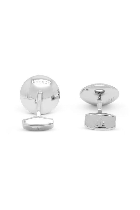 Tateossian - Mother of Pearl Bullseye Cufflinks