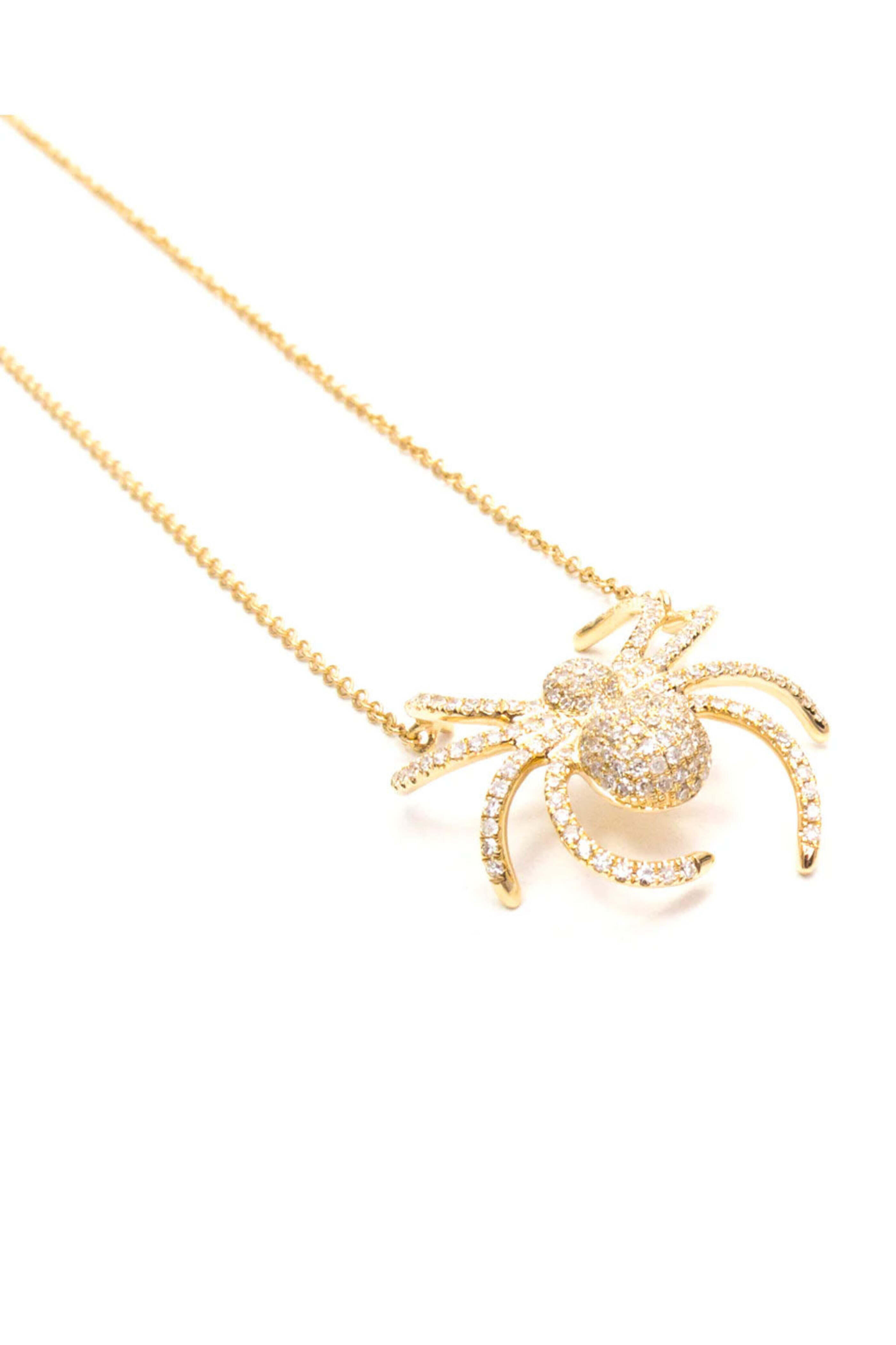 Samira 13 - Samira 13 Diamond Spider Necklace