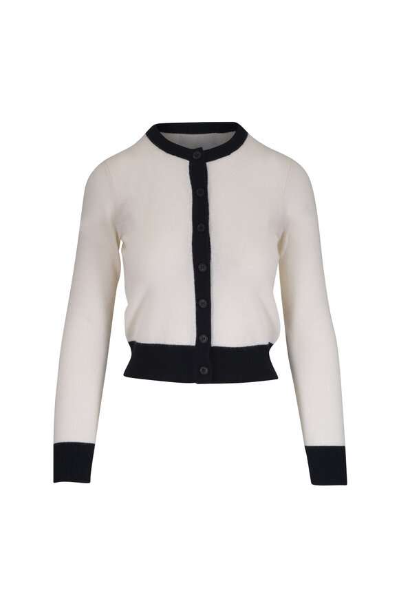 Nili Lotan Meadow Ivory Cashmere Cardigan