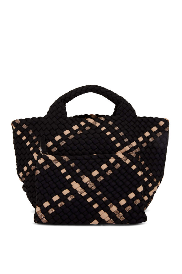 Naghedi - Modena Plaid St. Barth's Mini Woven Tote 