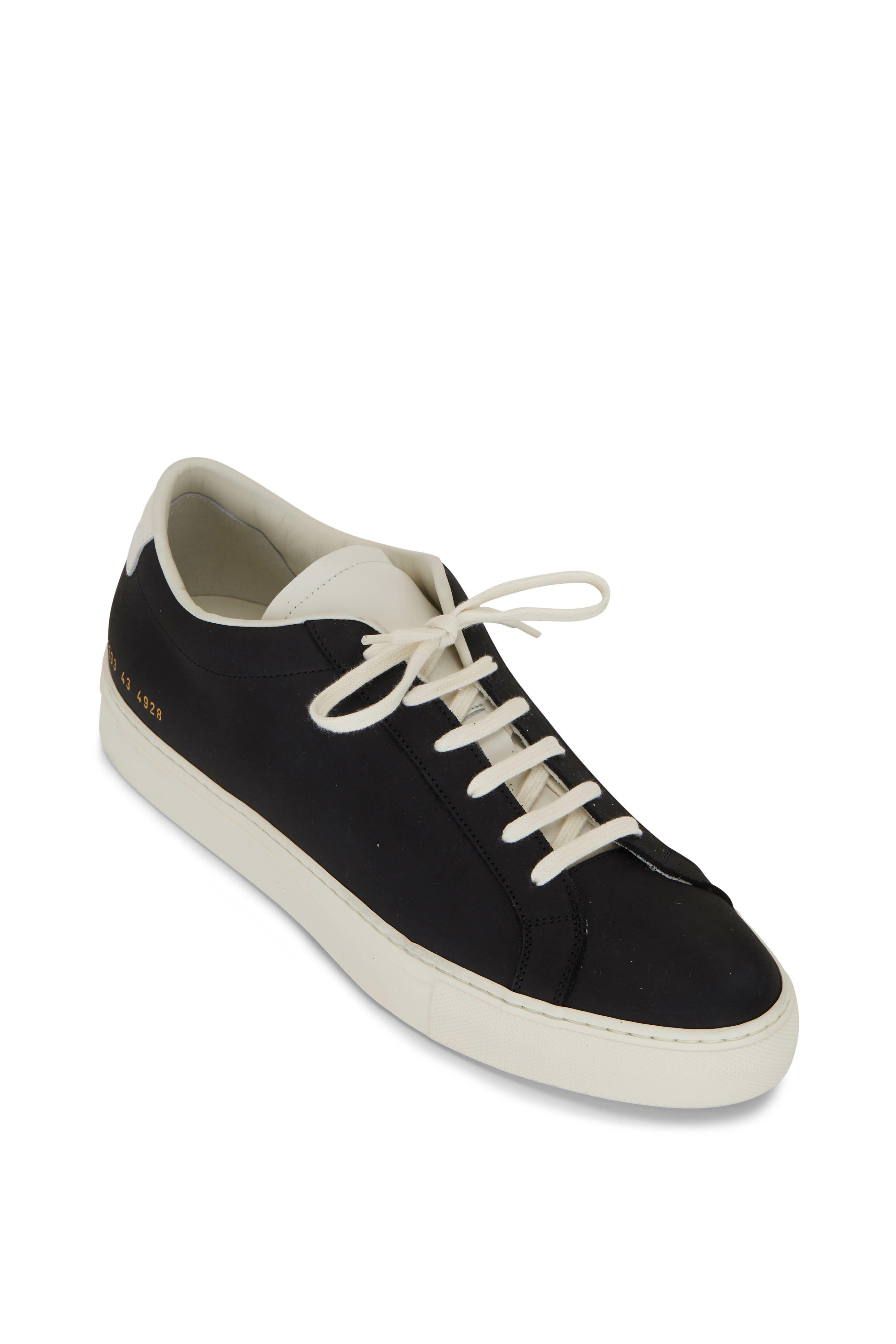 Common Projects - Achilles Navy Leather Low Top Sneaker