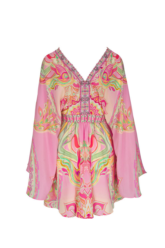 Camilla - Tea with Tuchinski Gathered Kimono Dress 
