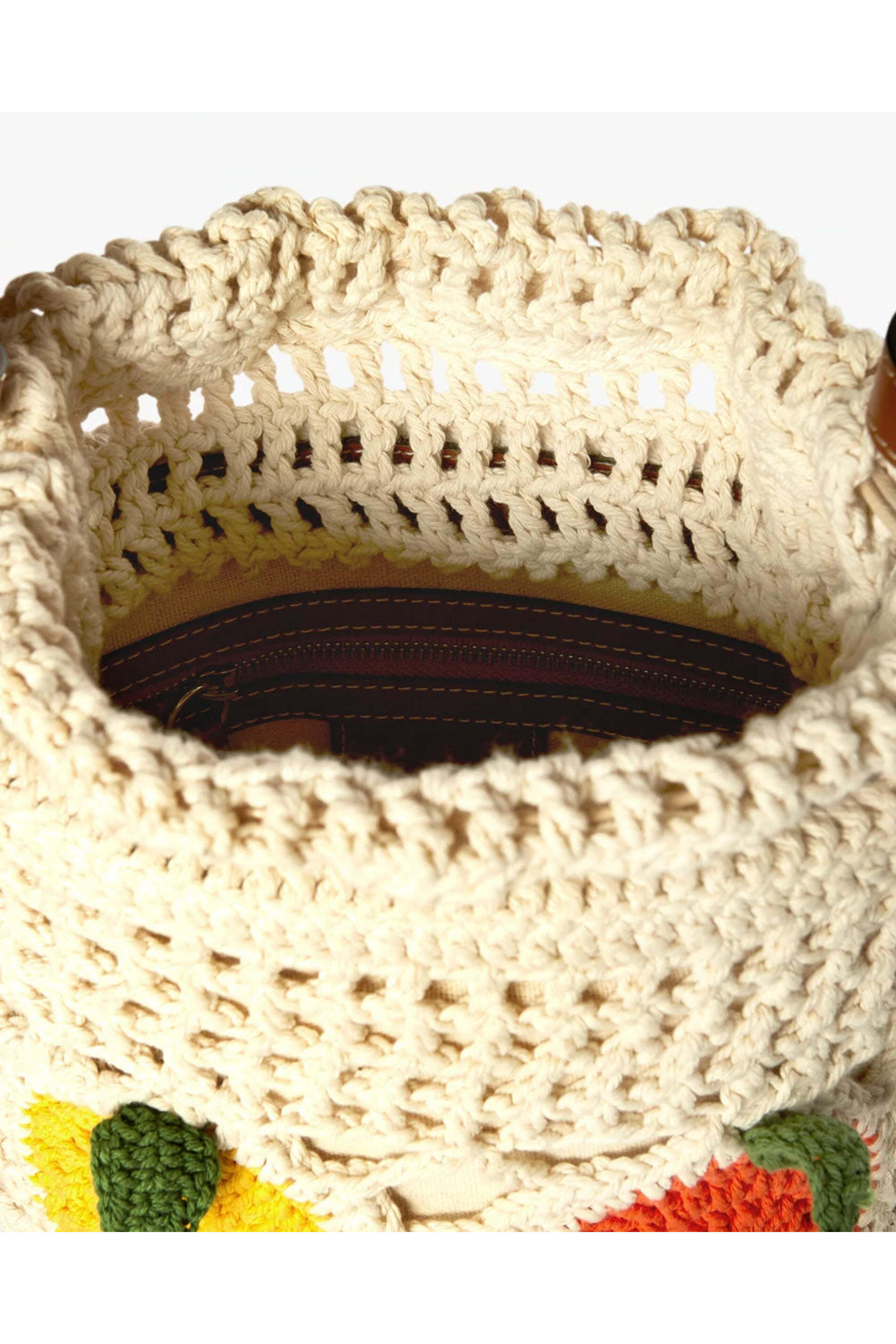 Staud - Anita Crochet Bucket Bag in Fruit | Mitchell Stores