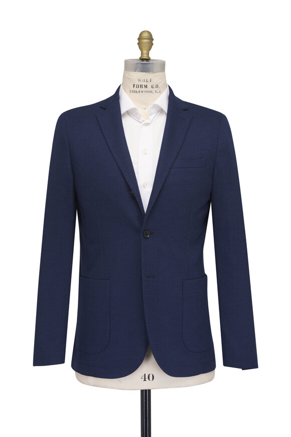 Maurizio Baldassari - Light Gray Ribbed Swacket | Mitchell