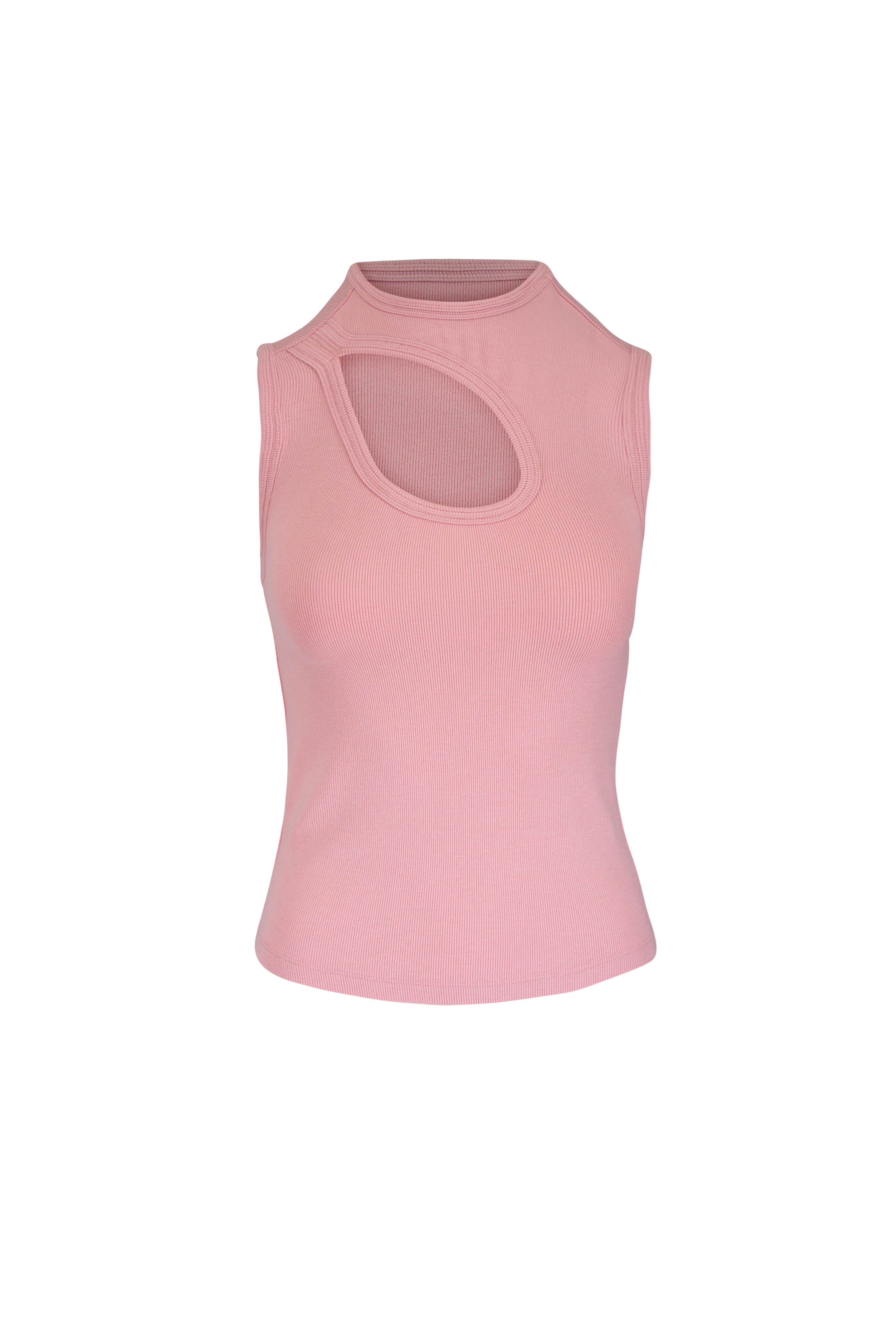 AG - Miah Sparkling Rose Cut-Out Tank - view 1