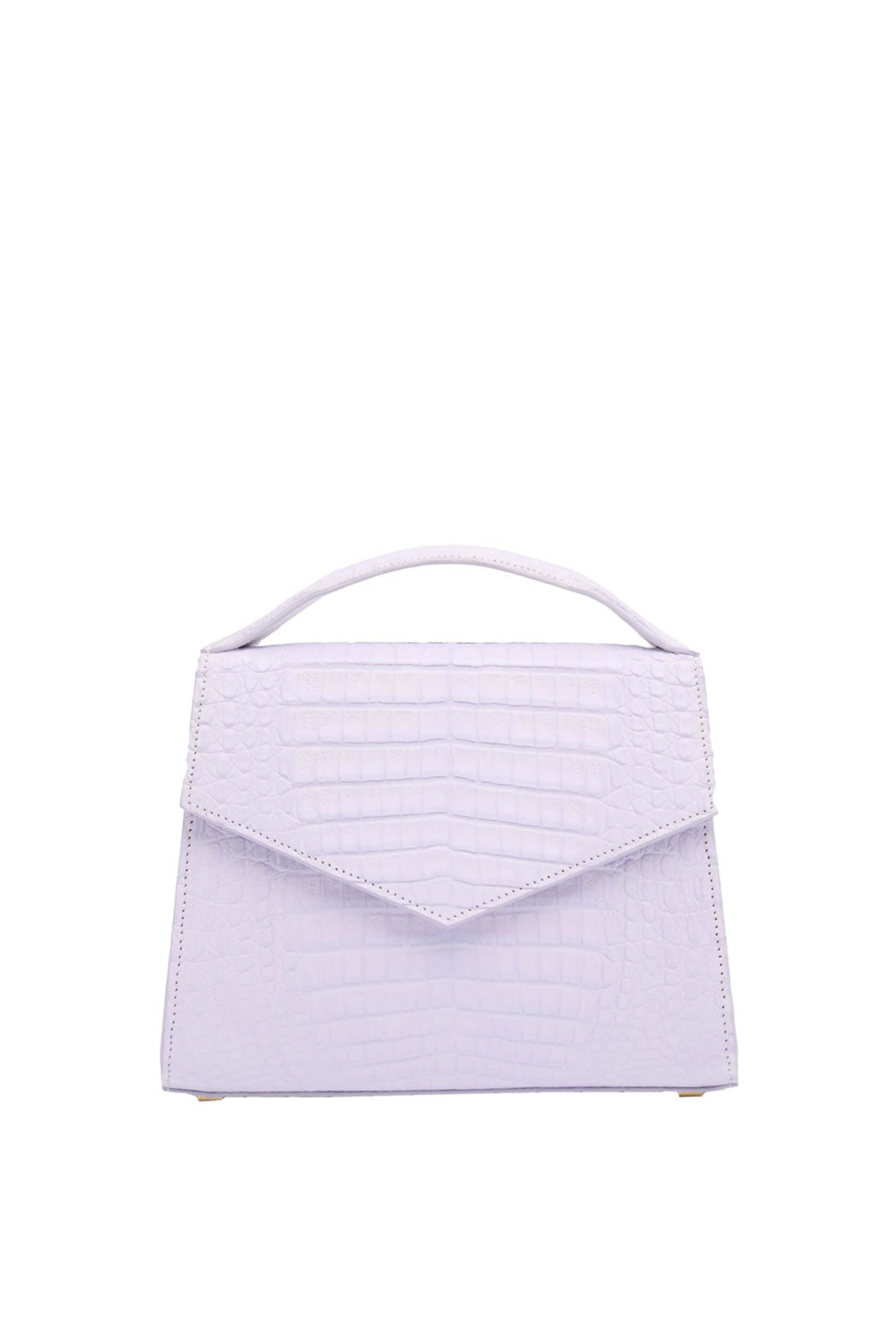 Maria Oliver - Medium Julia Top Handle Bag in Lavender