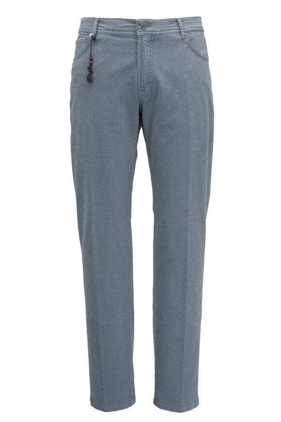 Marco Pescarolo Platinum Brush Twill Five Pocket Pant