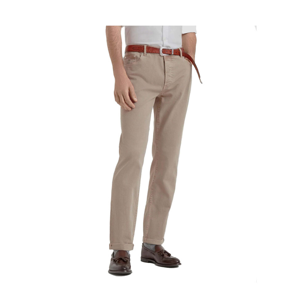 BRUNELLO CUCINELLI 25SS パンツ グリーン系 BRUNELLO CUCINELLI ブルネロクチネリ ビジューライン コットン