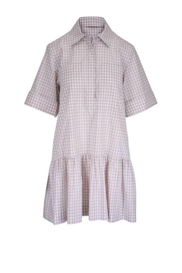Farm Rio - Nature Sand Linen Mini Dress | Mitchell Stores Farm Rio - Nature Sand Linen Mini Dress | Mitchell Stores