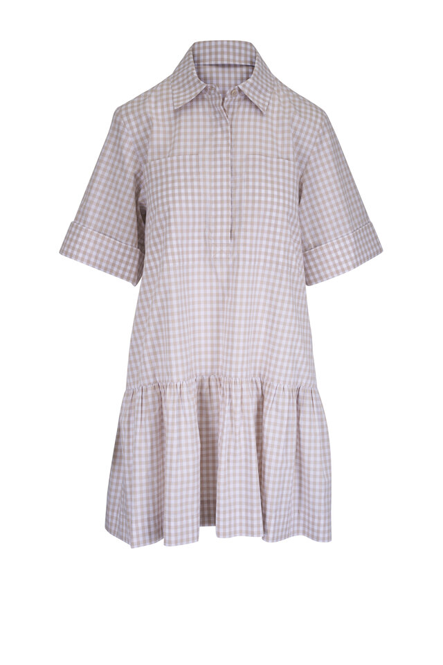 Farm Rio - Cream Romantic Lightness Short Sleeve Midi Dress