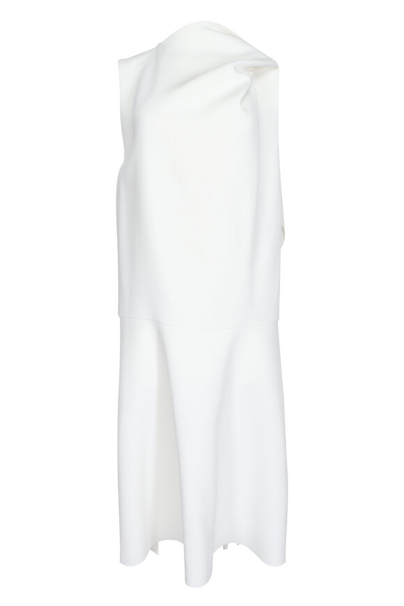 Khaite Loell Chalk Dress