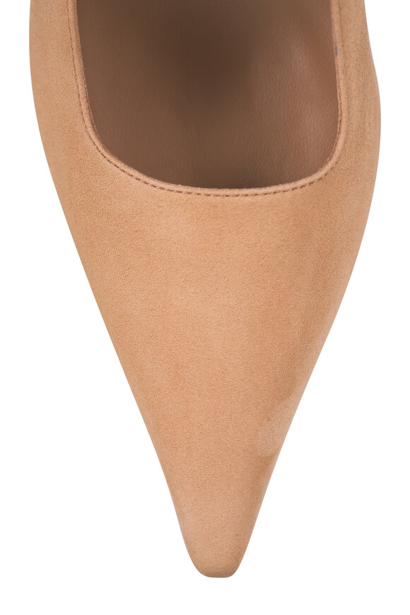 Jimmy Choo Ixia Chai Suede Pump, 80mm - view 5