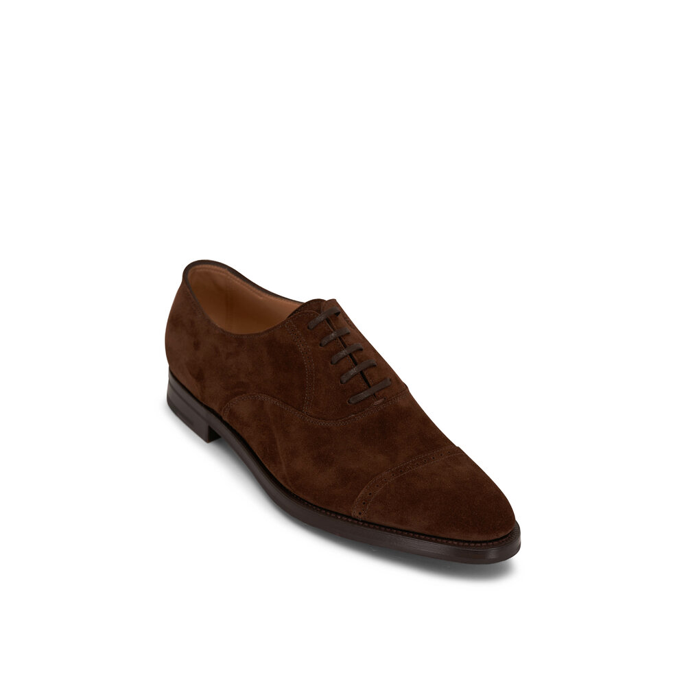John Lobb SAUNTON Medallion Straight Oxford Men UK8.5/US9.5E