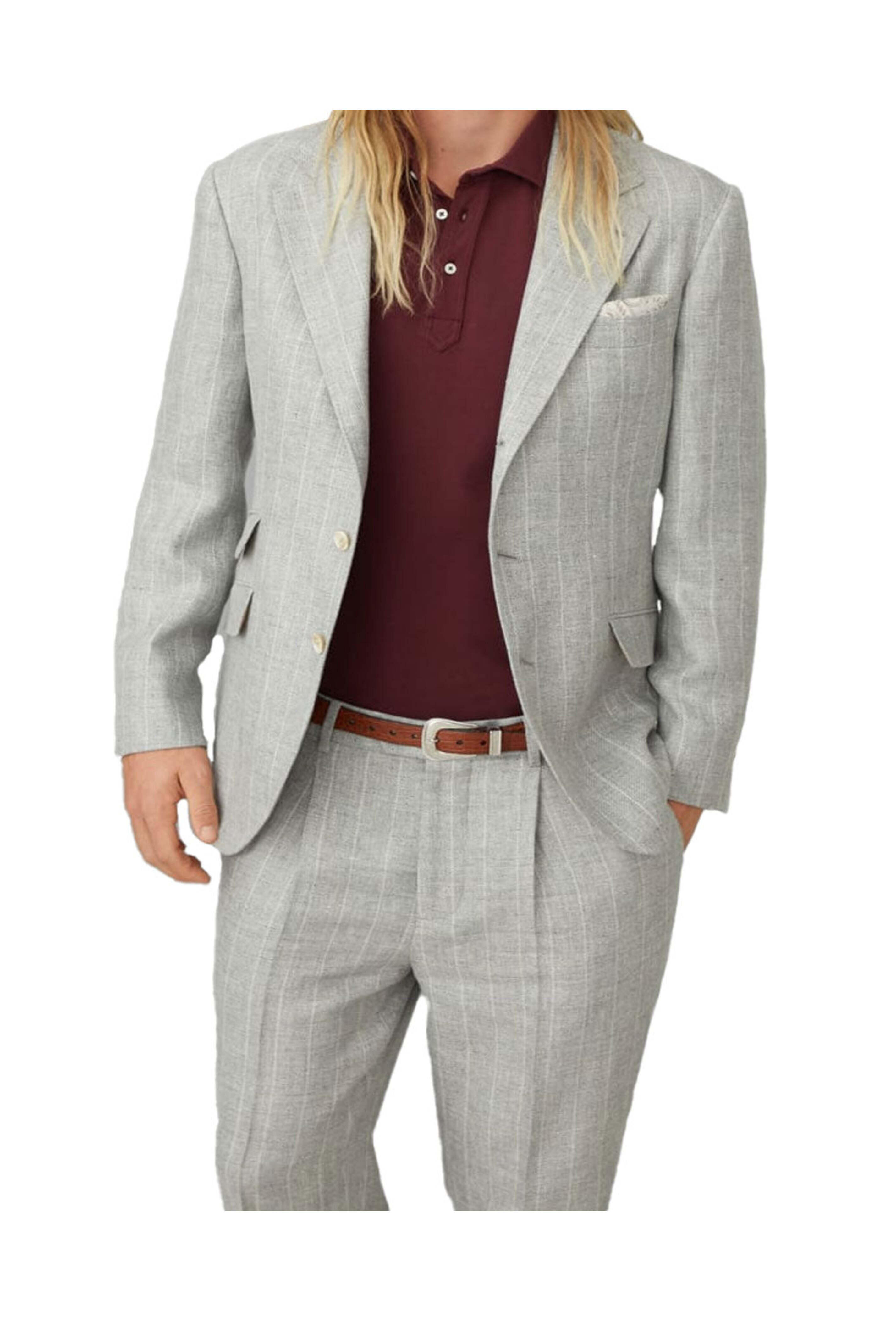 Brunello Cucinelli - Chalk Striped Suit