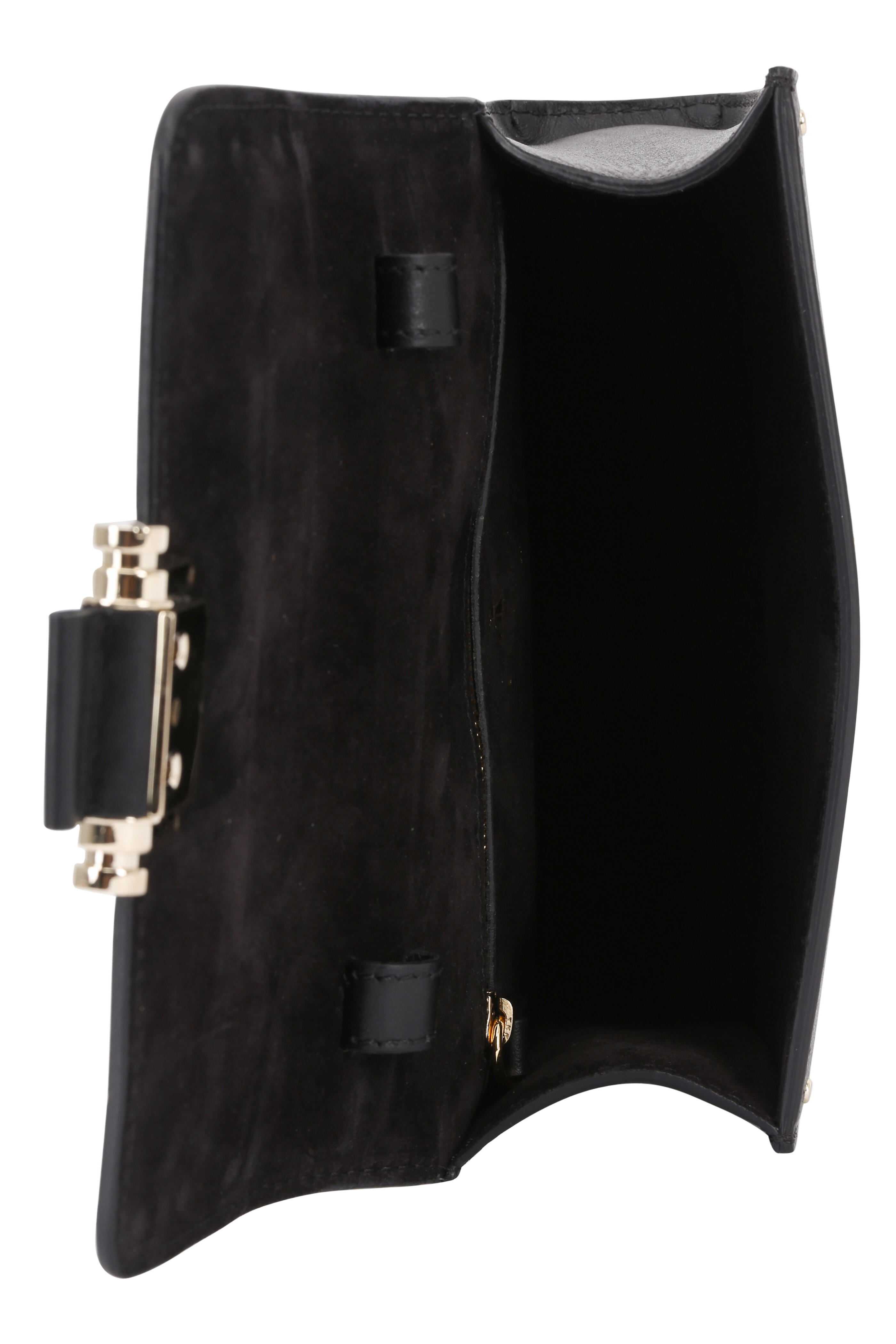 Lanvin - Black Leather Studded Essential Small Crossbody