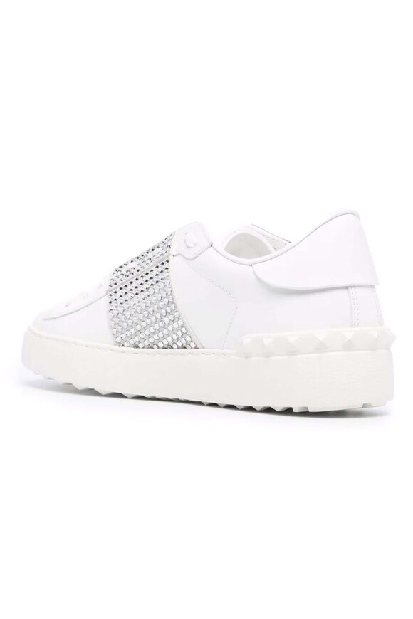 【VALENTINO】 CRYSTAL DETAIL OPEN TRAINERS Valentino Garavani - Open Sneaker with Crystals | Mitchell
