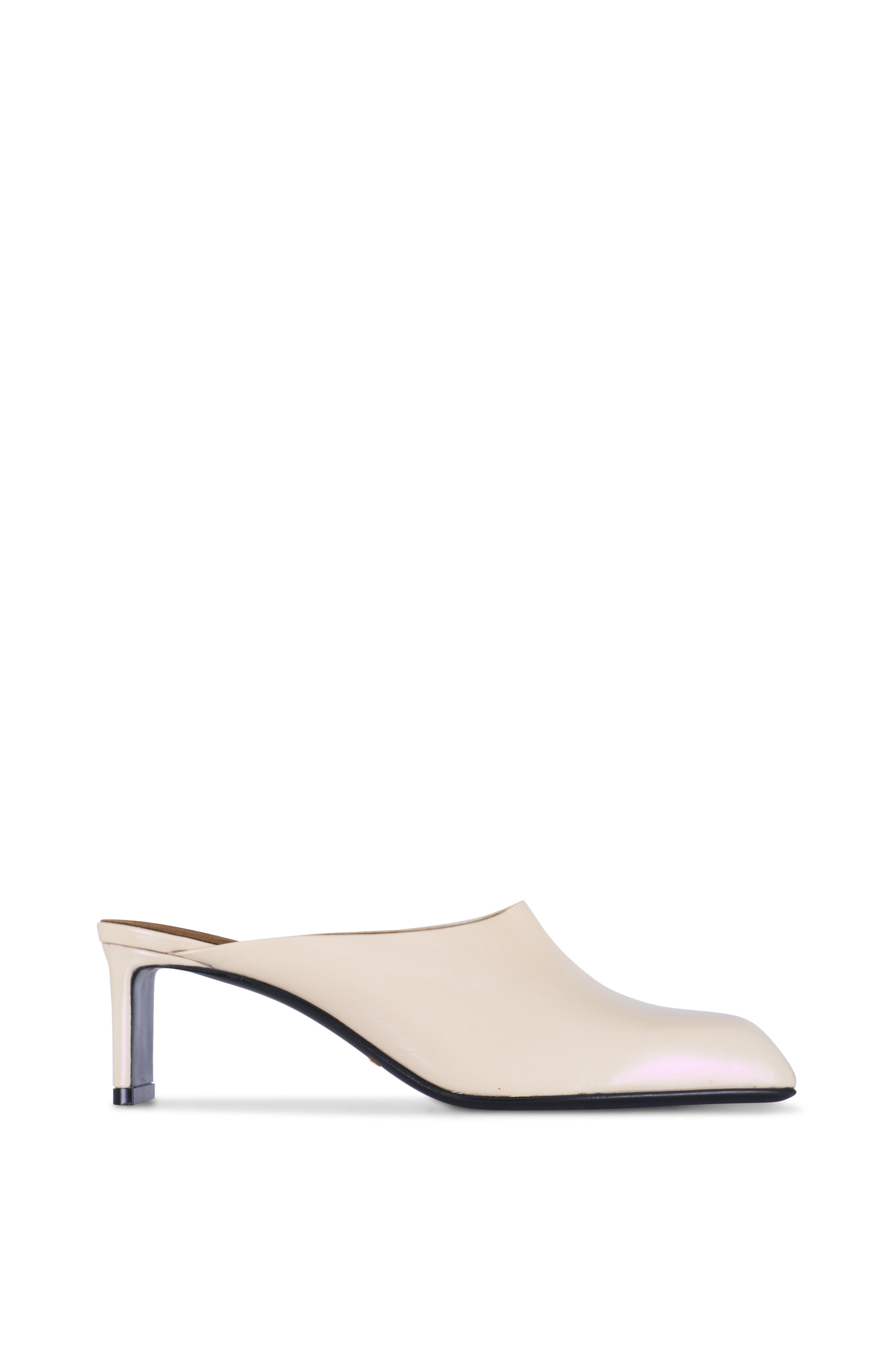 Khaite - Colt Cream Leather Mule, 50mm
