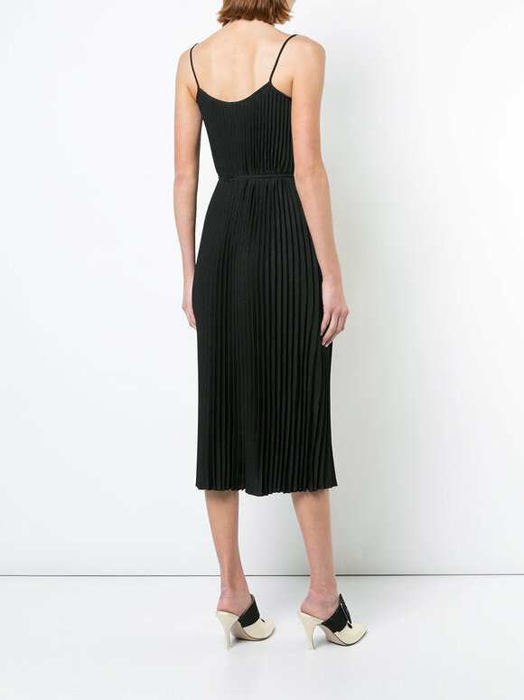 Vince - Black Pleated Cami Dress