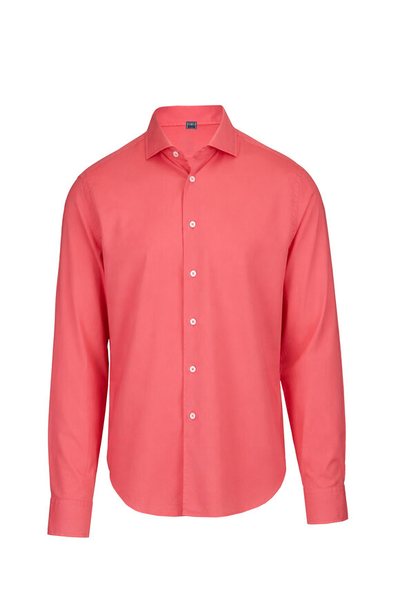 Fedeli Watermelon Cotton Sport Shirt - view 1