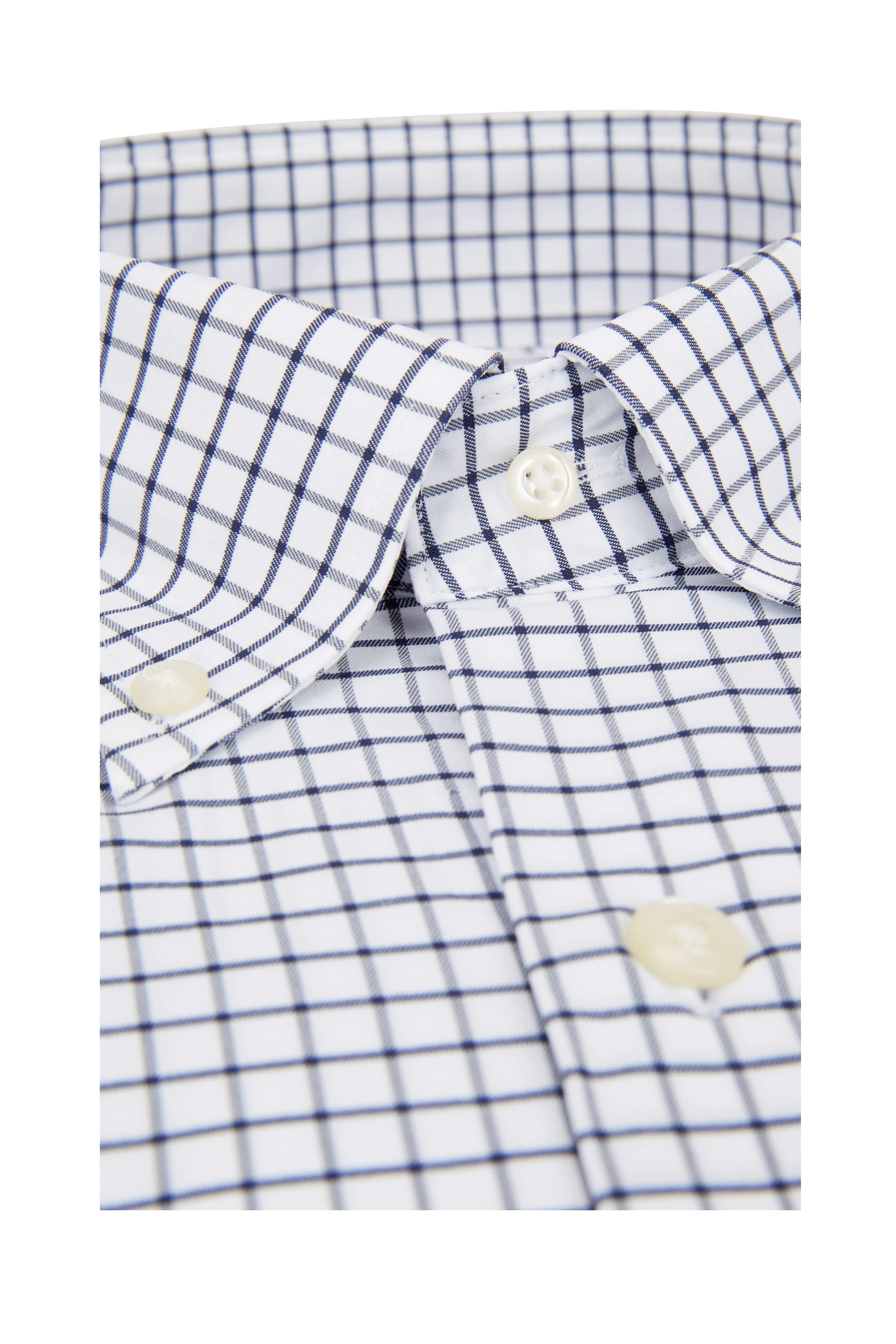 Faherty Brand - Movement Blue Coral Plaid Sport Shirt