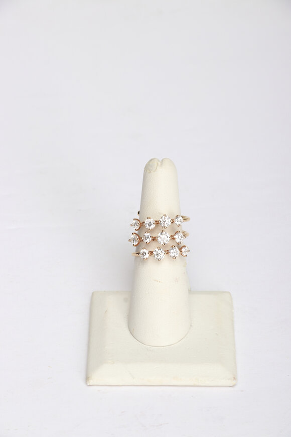 Mattia Cielo Rugiada Diamanti Rose Gold Ring - view 1