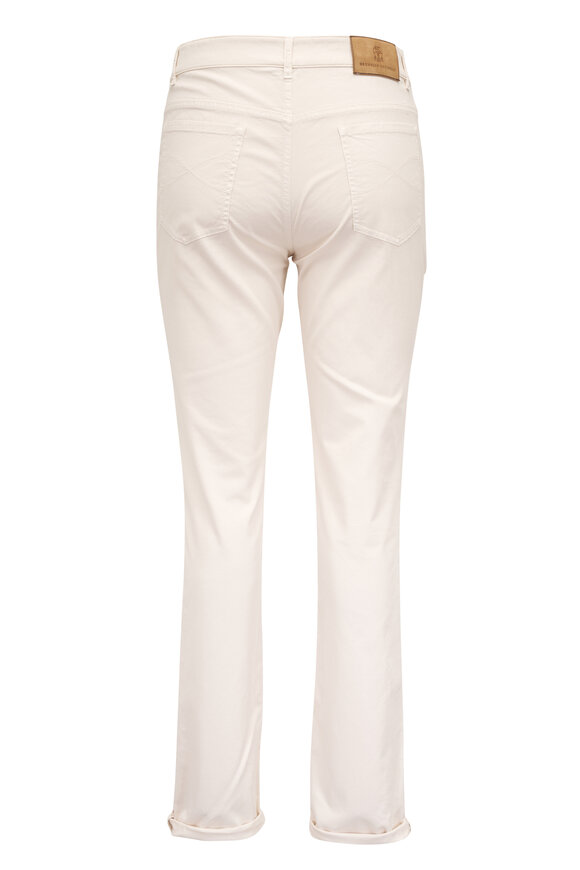Brunello Cucinelli Off-White Five Pocket Pant - view 2