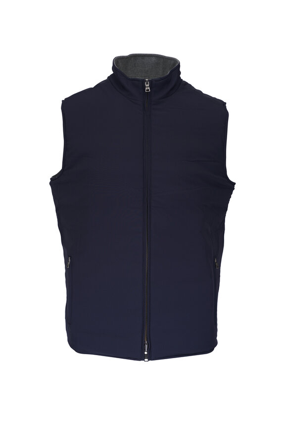 Peter Millar - Whistler Nickel Gray Reversible Vest 