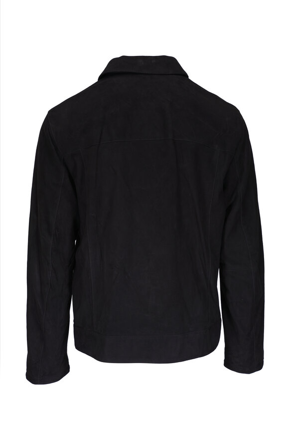 Brioni - Black Suede Jacket