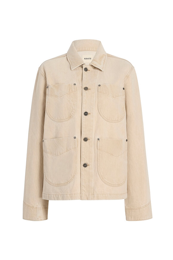 Khaite Wyatt Dumas Rigid Denim Jacket - view 6