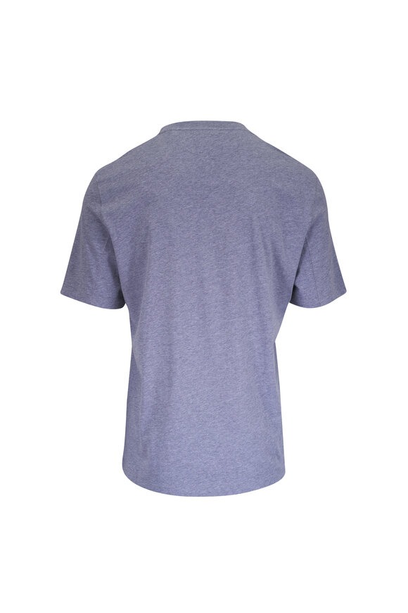 Brunello Cucinelli Gray Cotton Crewneck T-Shirt - view 2