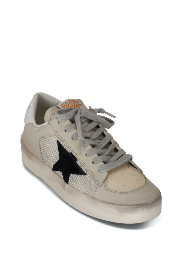 Golden Goose Stardan Sand Net & Black Star Leather Sneaker  - view 1