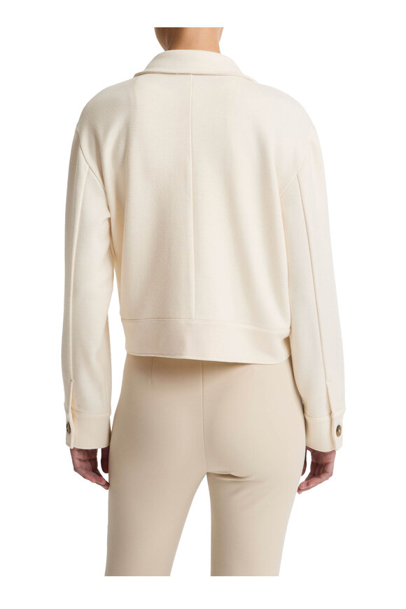 Vince Off White Ponte Knit Jacket - view 3