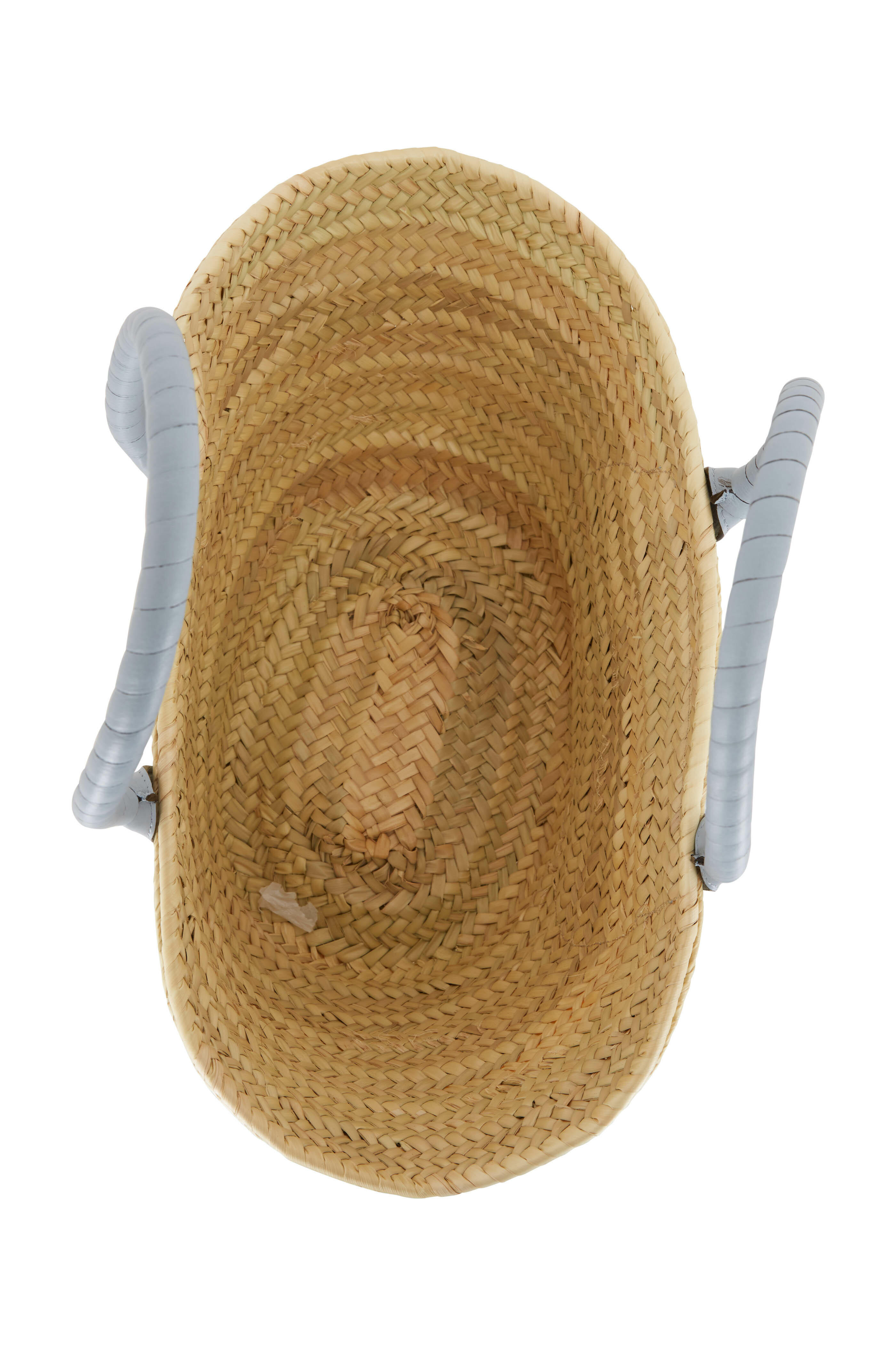 Chloé - Medium Marcie Light Blue Raffia Tote