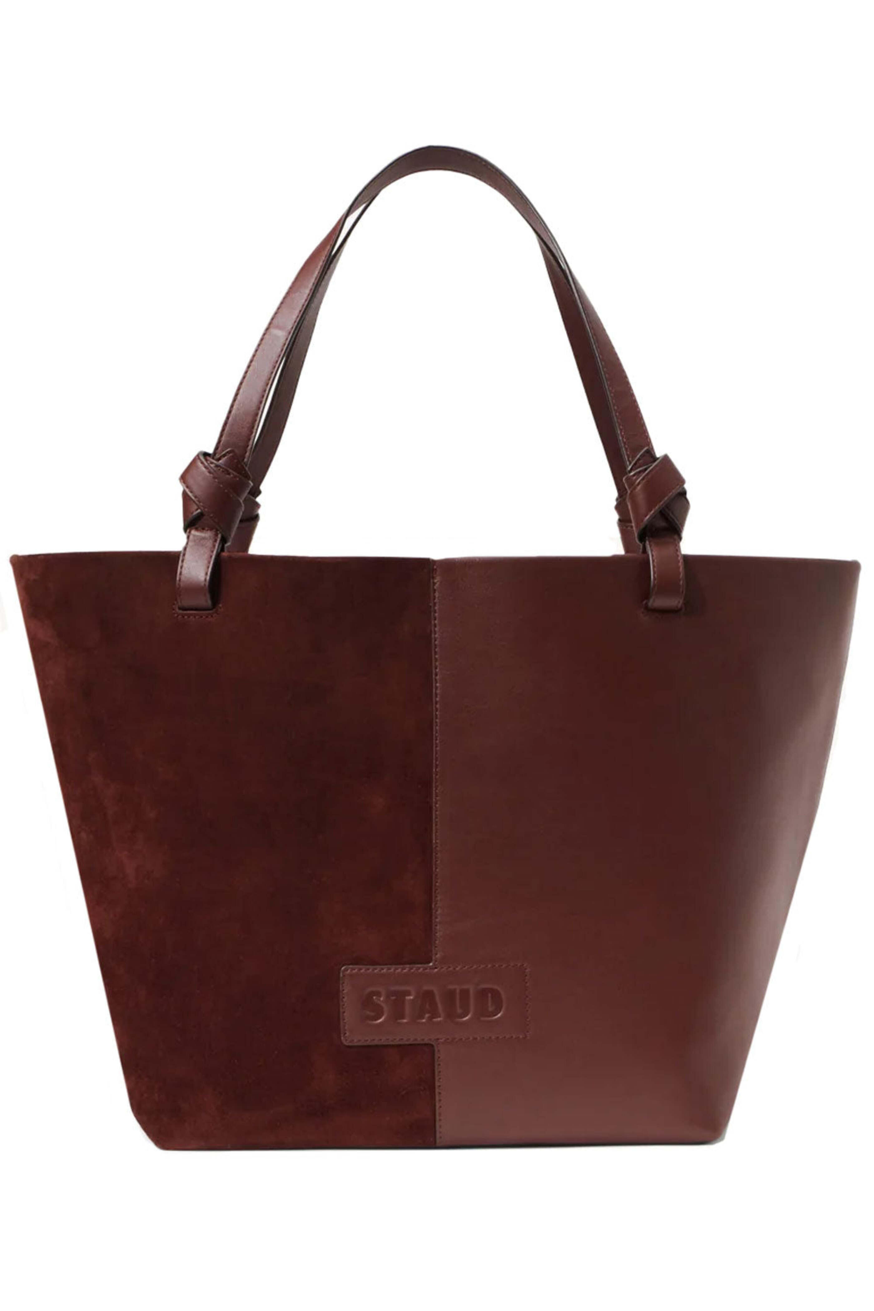 Staud - Ida Tote in Mahogany | Mitchell Stores