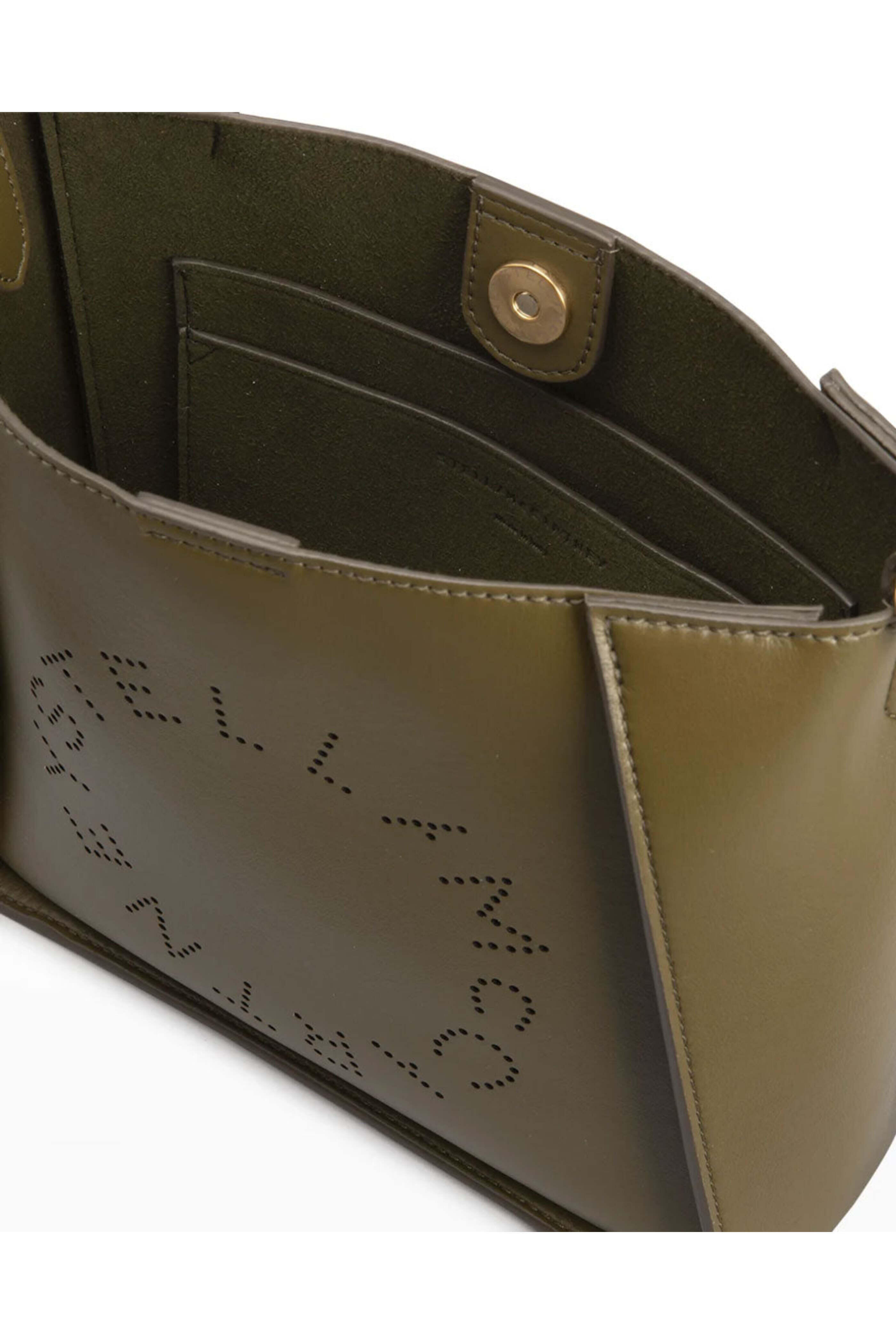 Stella McCartney - Logo Crossbody Bag in Military Green