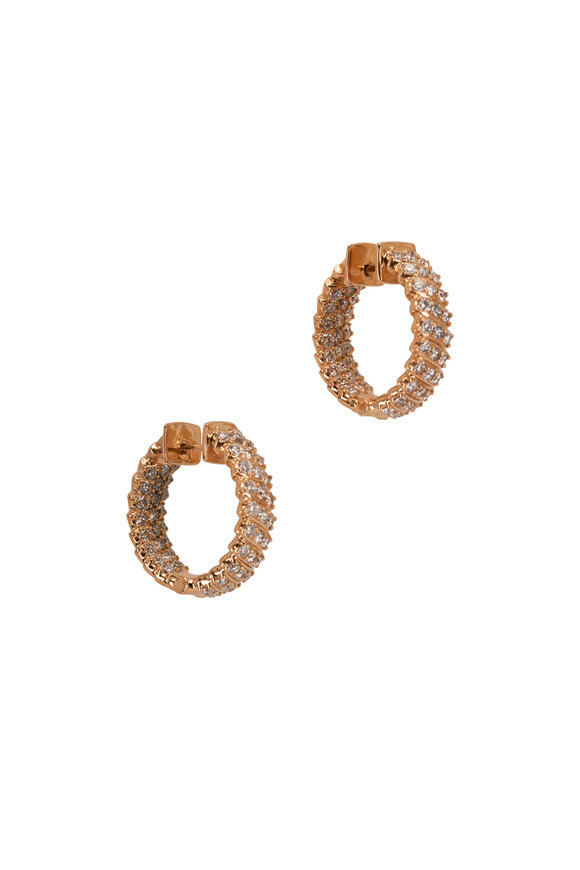 Genevieve Lau - Berlin Diamond Hoop Earrings