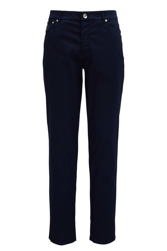 パンツ BRUNELLO CUCINELLI DARK BLUE COTTON PANTS uploading-1425303.jpg