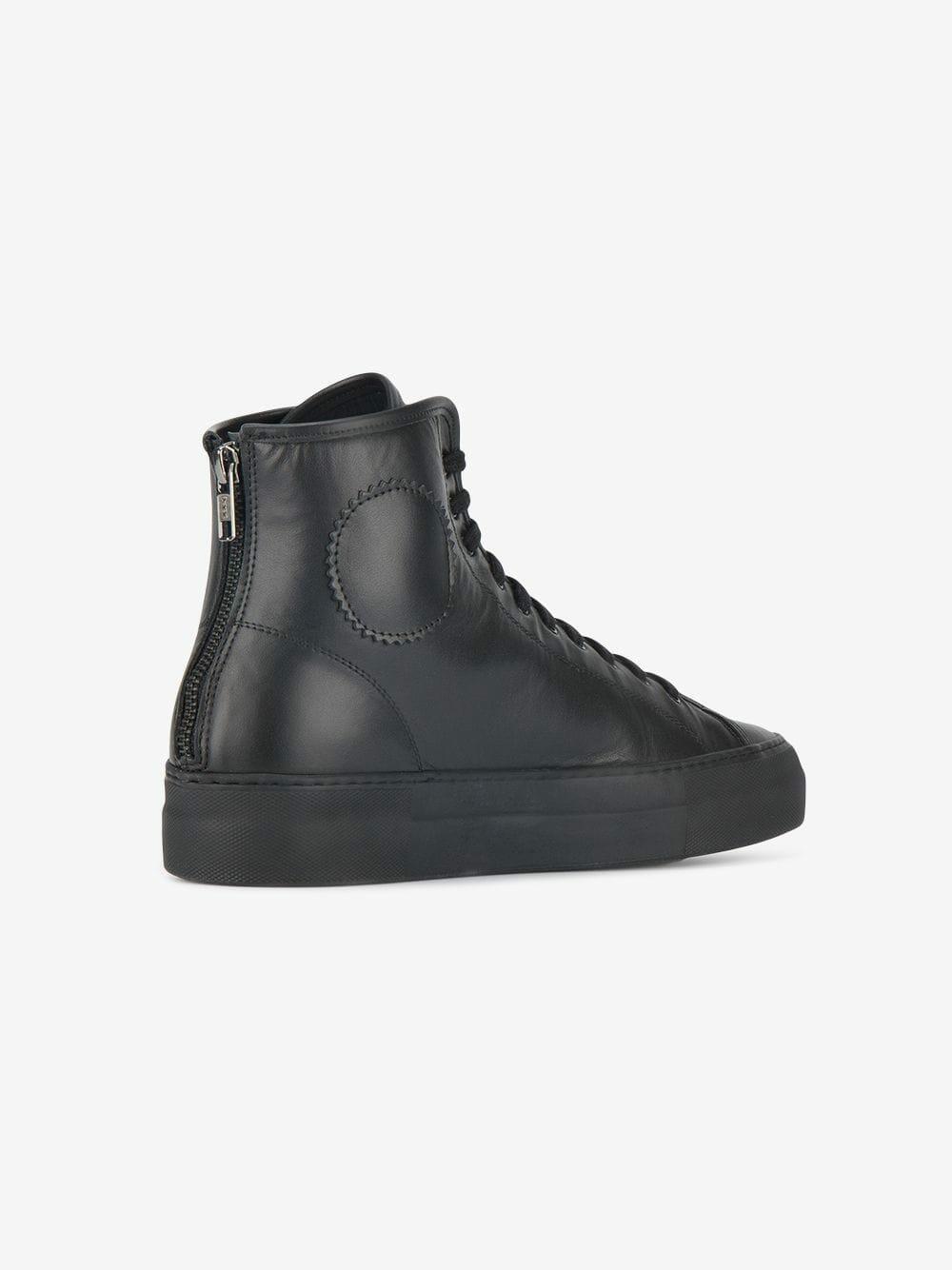 Woman by Common Projects - Women's Tournament High Super Black Hi-Top Sneaker