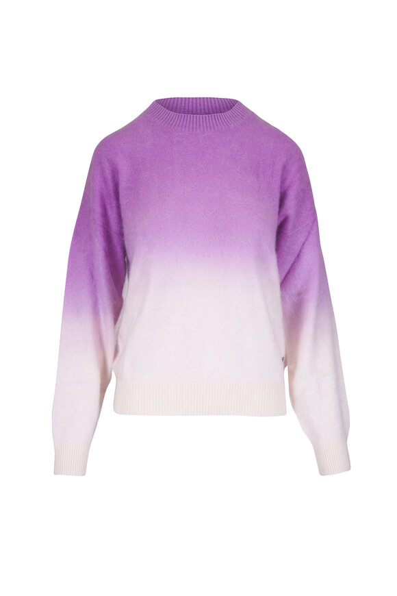 Bogner Olaia Purple Ombré Mohair Cashmere Sweater